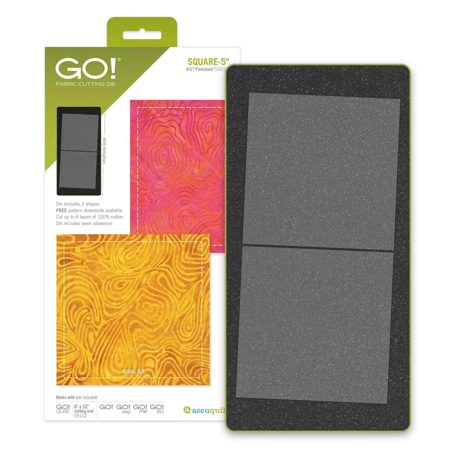 GO! Square - 5 (4 1/2 Finished) Die