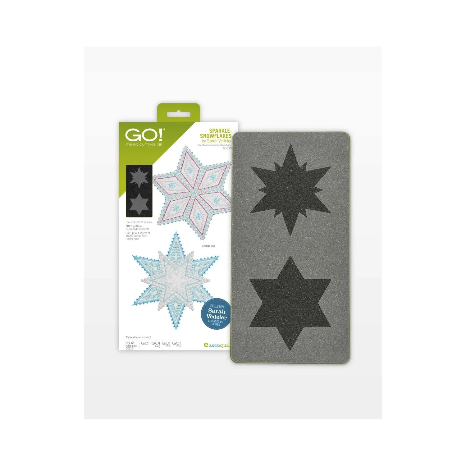 GO! Sparkle-Snowflakes by Sarah Vedeler Die