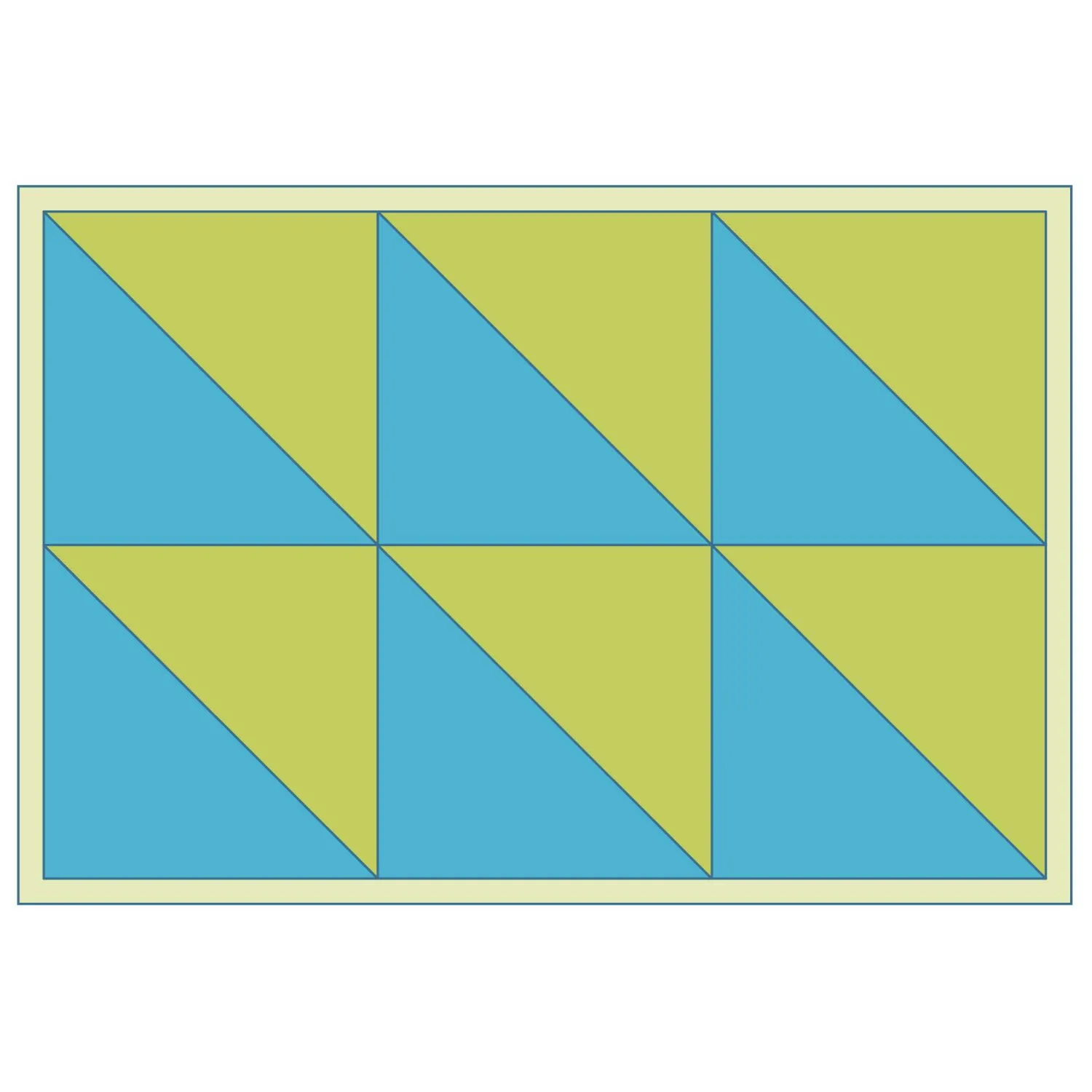 GO! Half Square Triangles to GO! Placemat