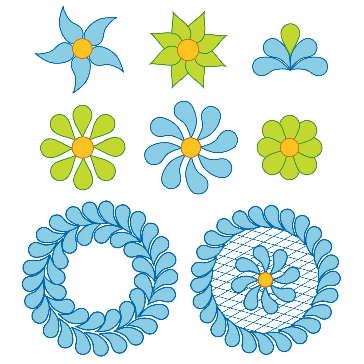 GO! Feathers Pattern