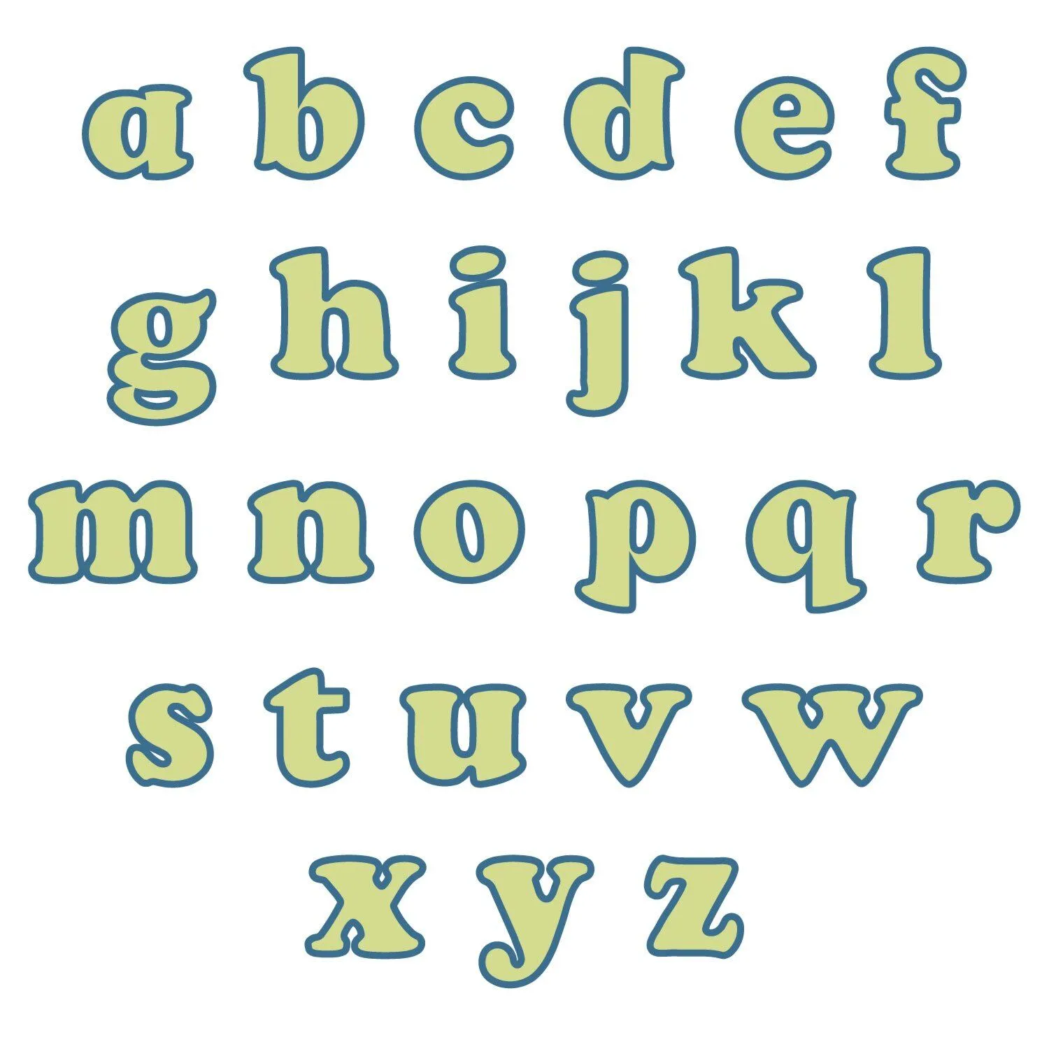Studio Carefree 1 1/2 Lowercase Alphabet