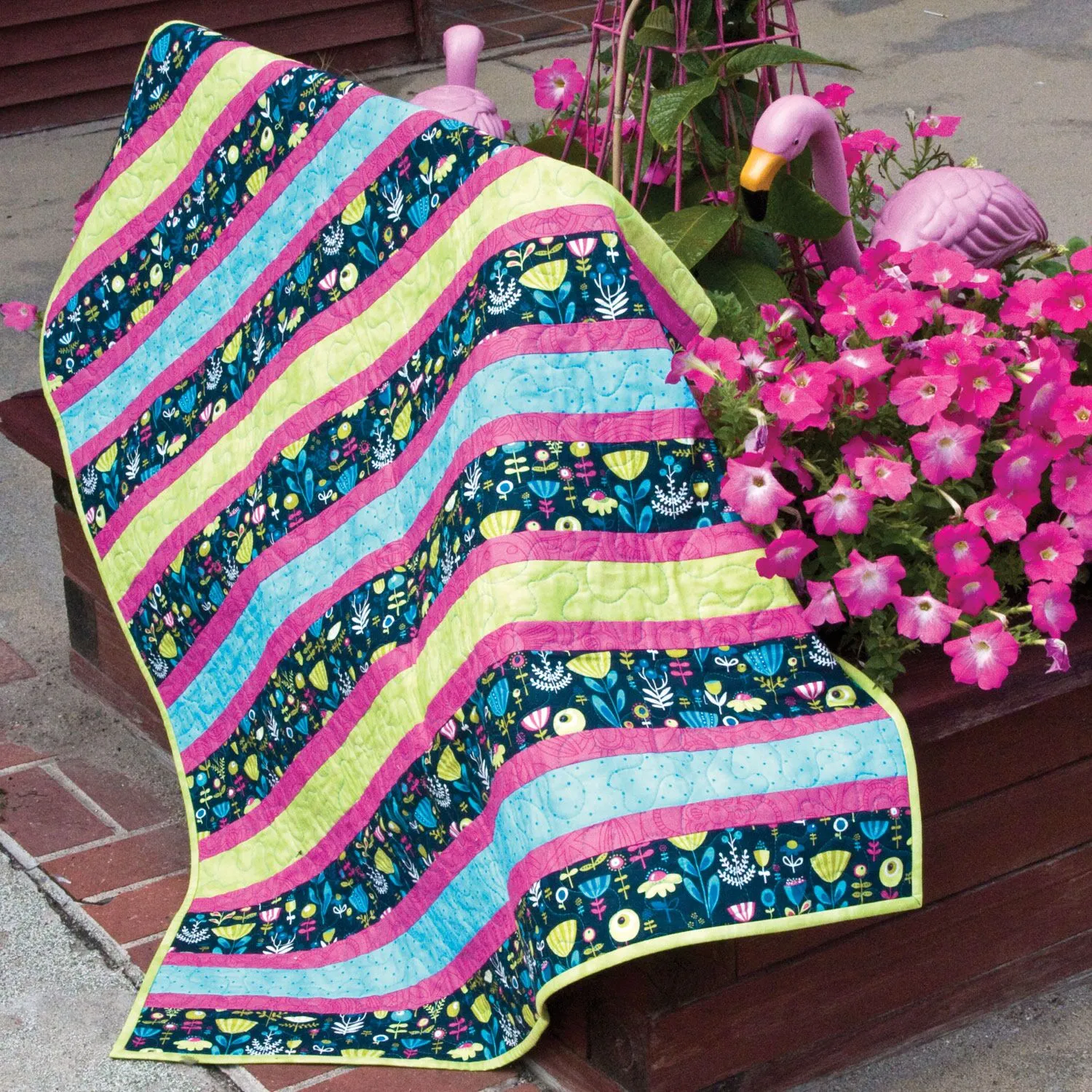 GO! Stripe Power Quilt Pattern