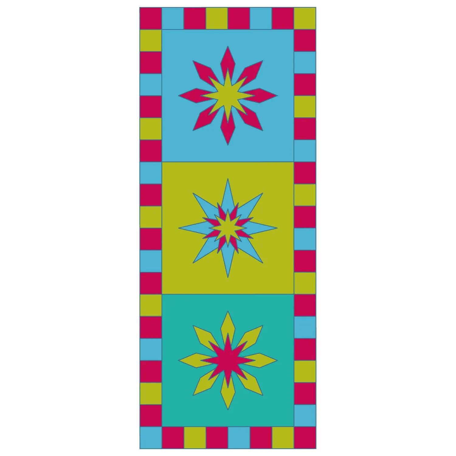 GO! 8 Point Stars Pattern