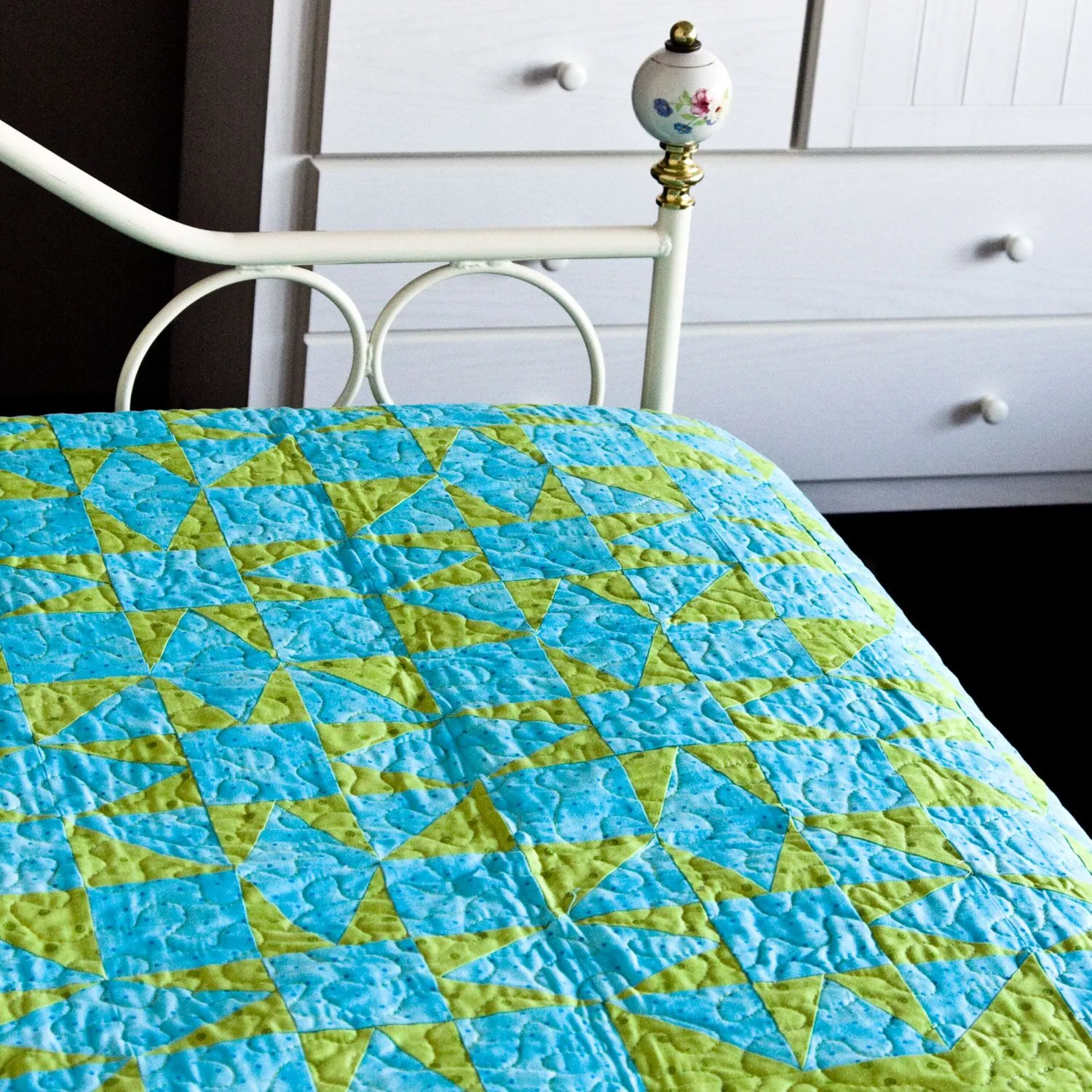 GO! Triangles In A Square to GO! Quilt Pattern
