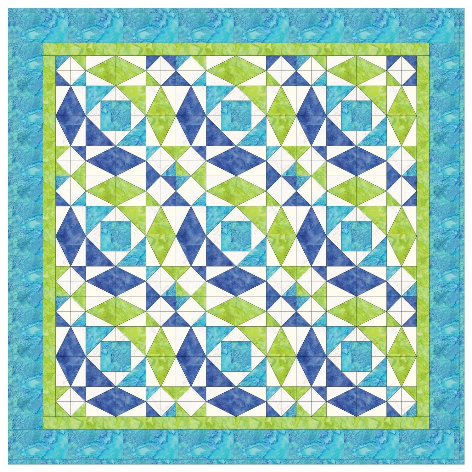 GO! Storm at Sea Wall Hanging Pattern