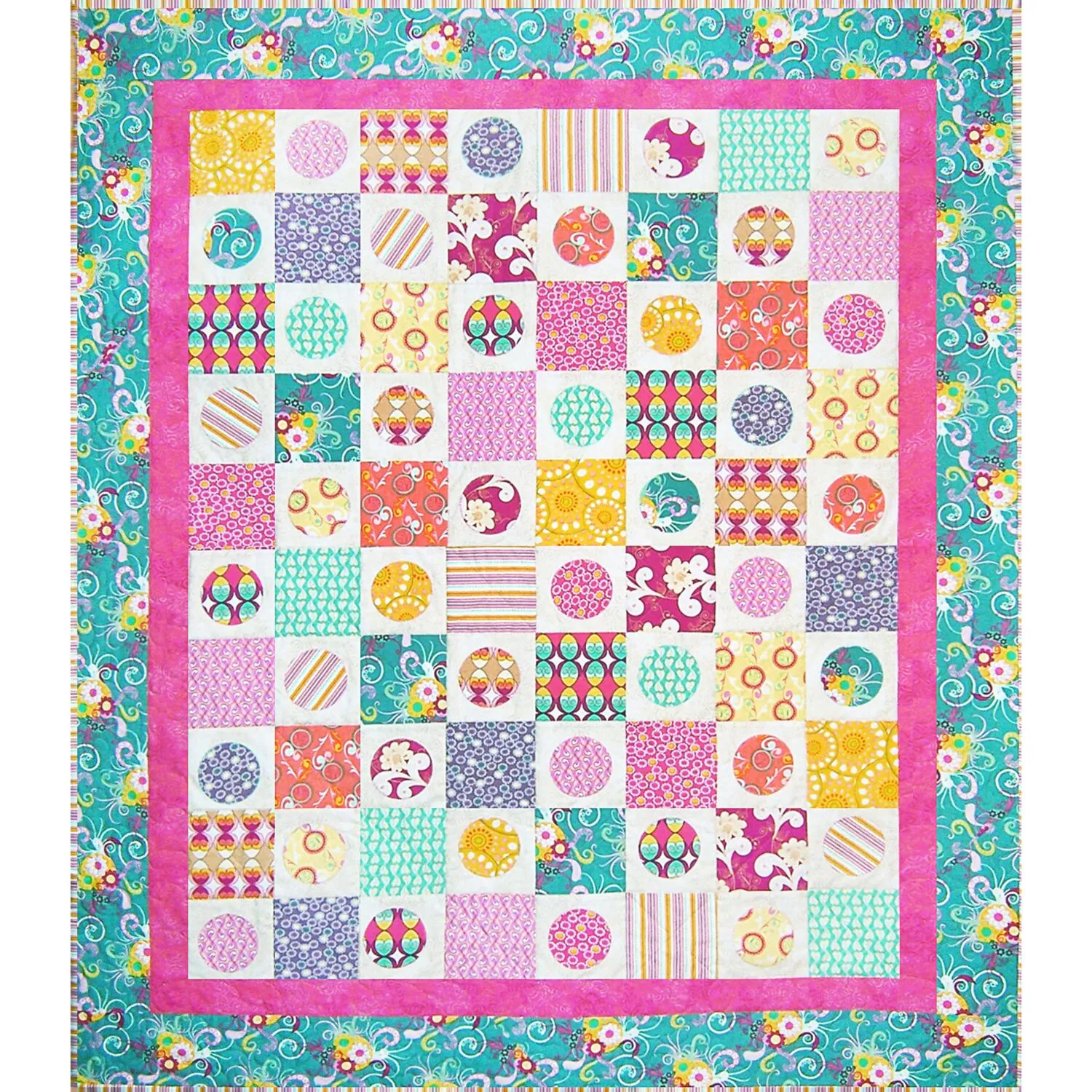 GO! Circle Gets the Square Quilt Pattern
