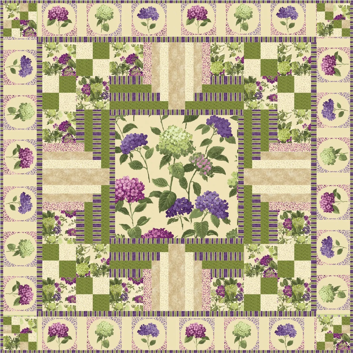 GO! Heritage Gardens Breakfast Set Pattern