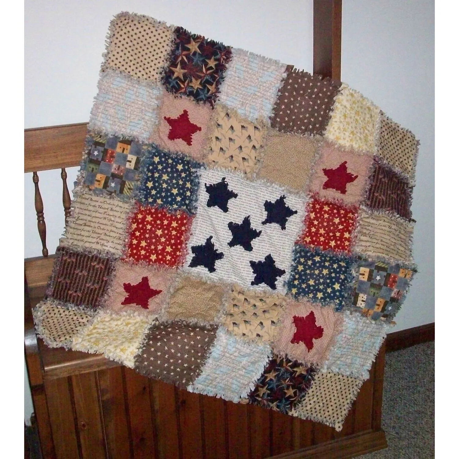Raggedy Stars Quilt Pattern