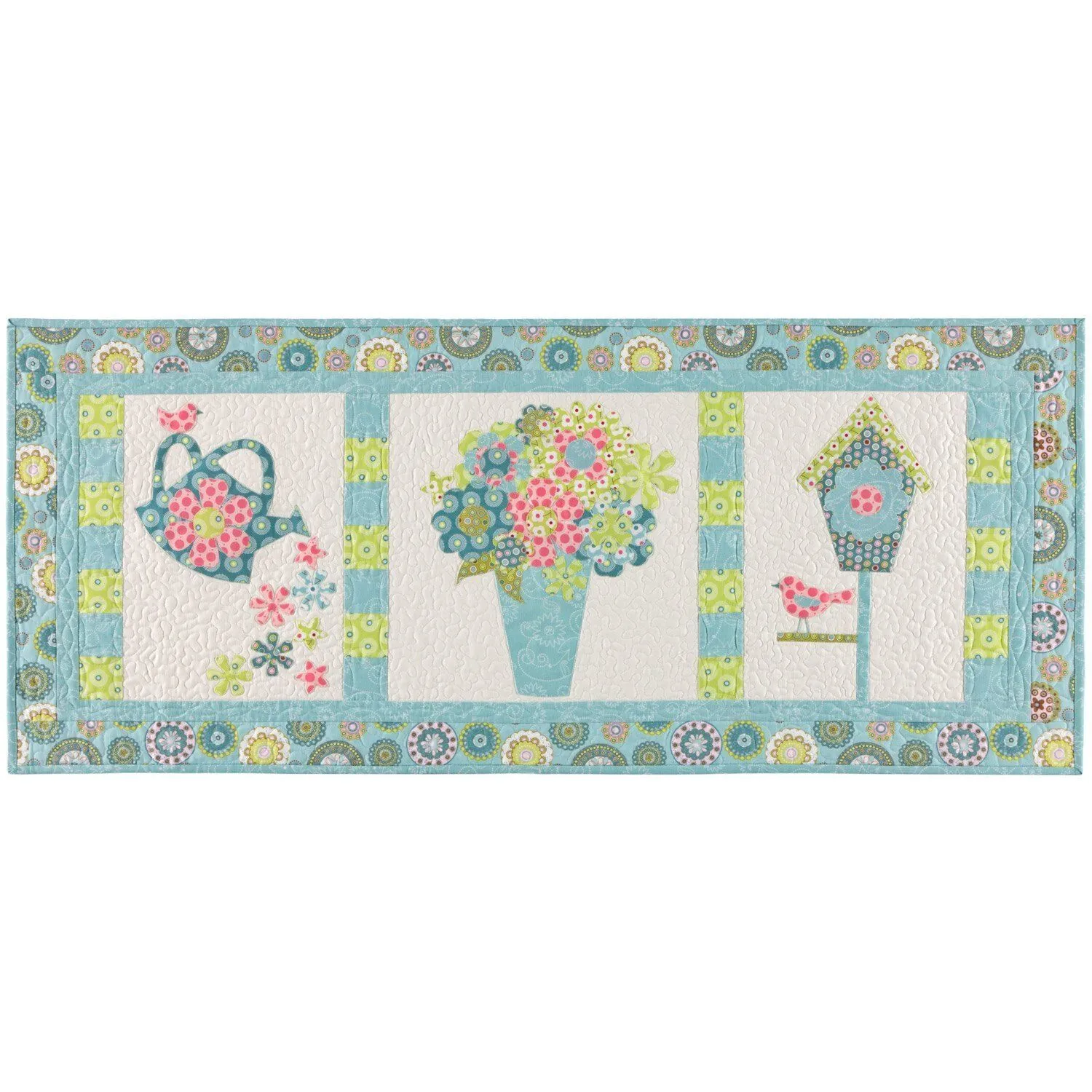 Studio Birds and Blooms Table Runner Pattern