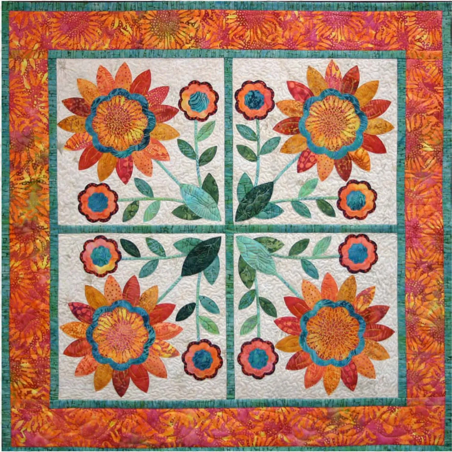 Sunflowers Wall Hanging Pattern for GO! and Studio