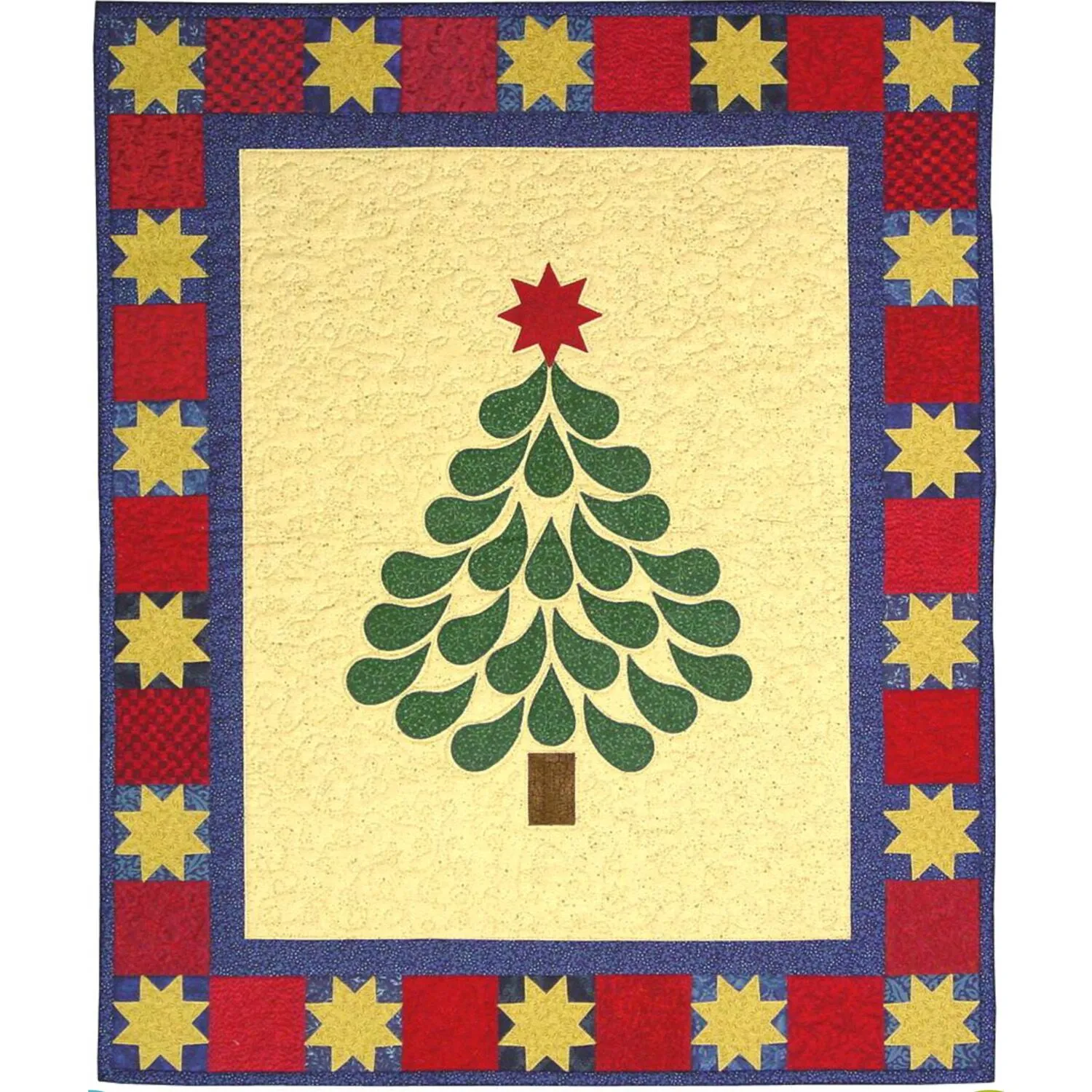 Starred and Feathered Quilt Pattern