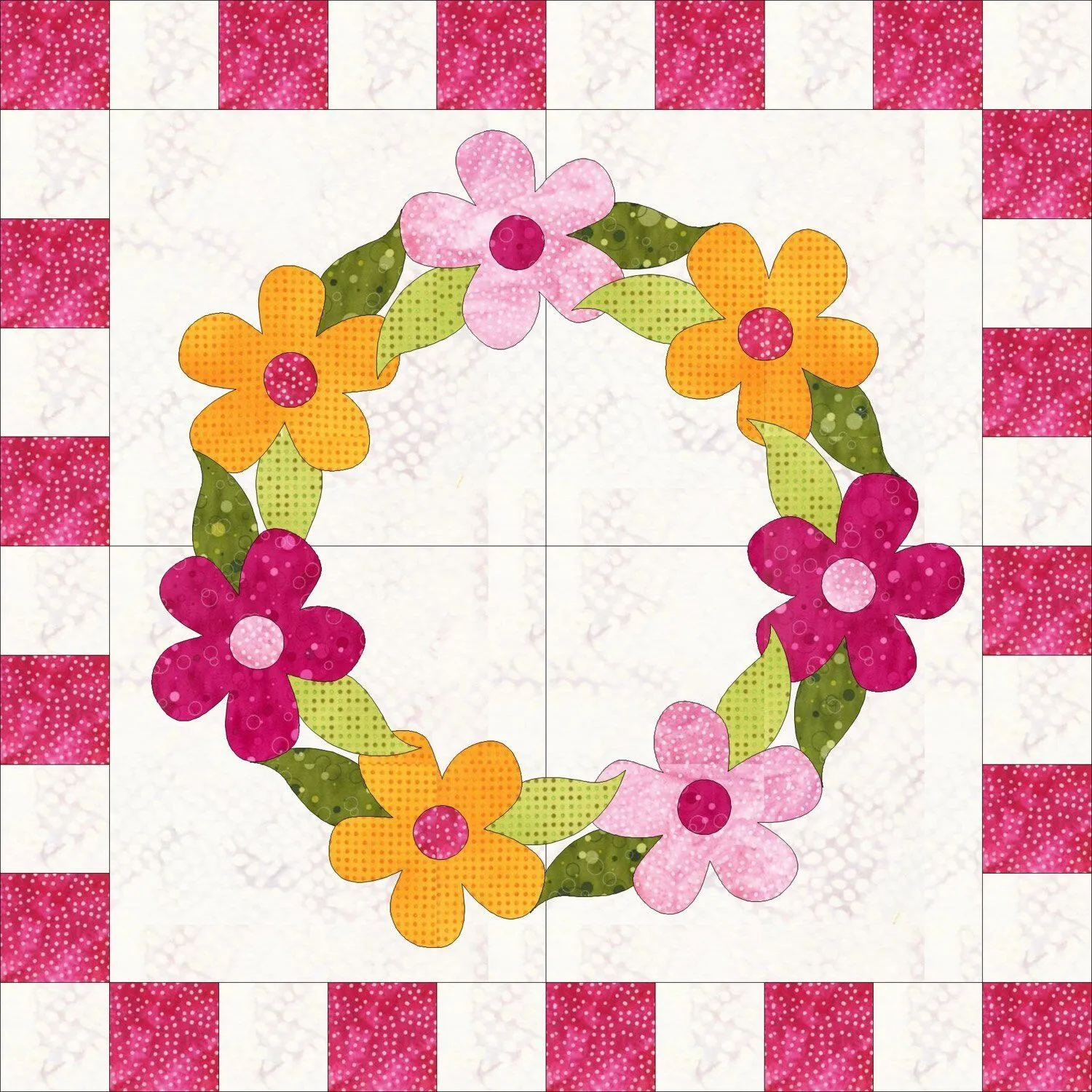 GO! Summer Flower Pillow Pattern