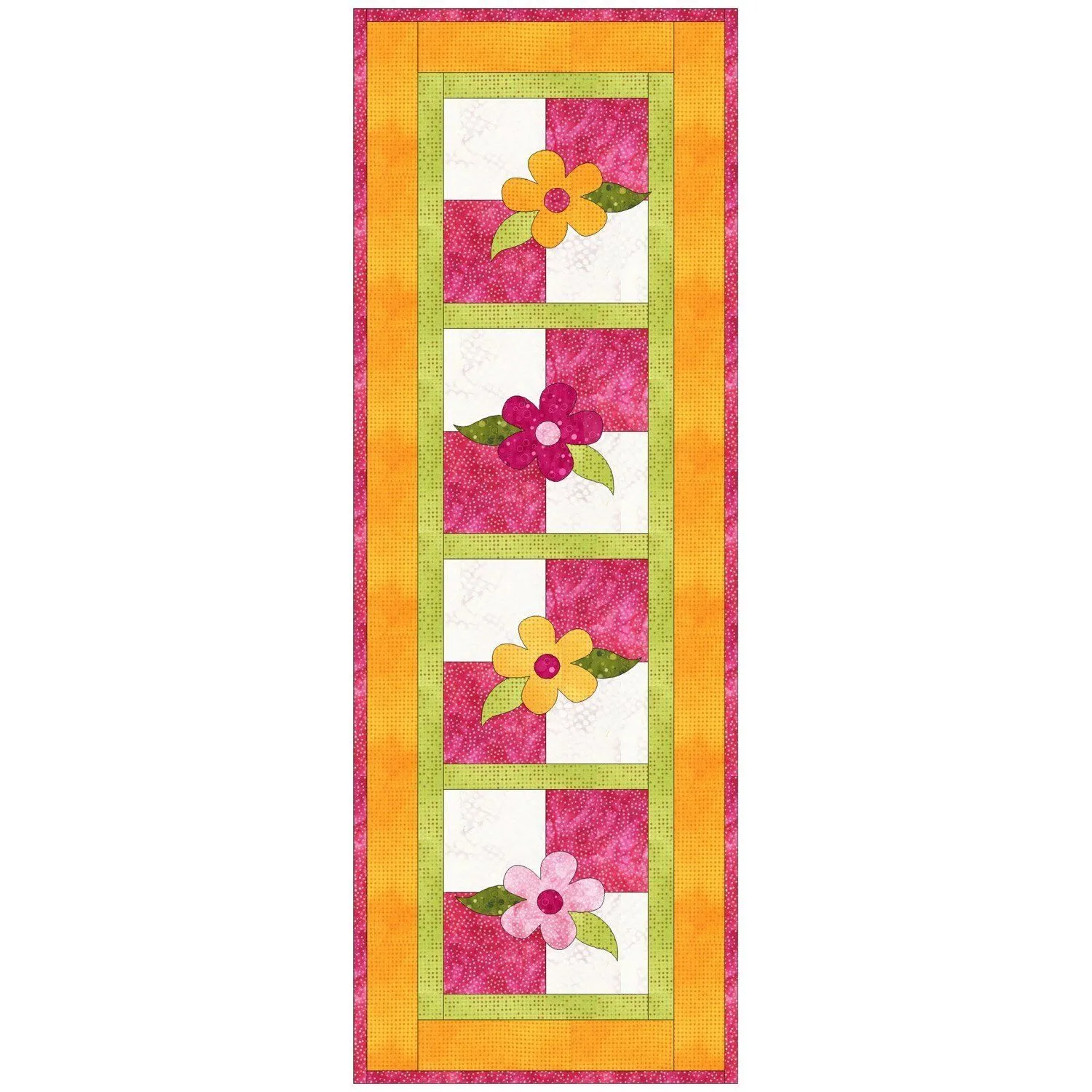 GO! Summer Flower Table Runner