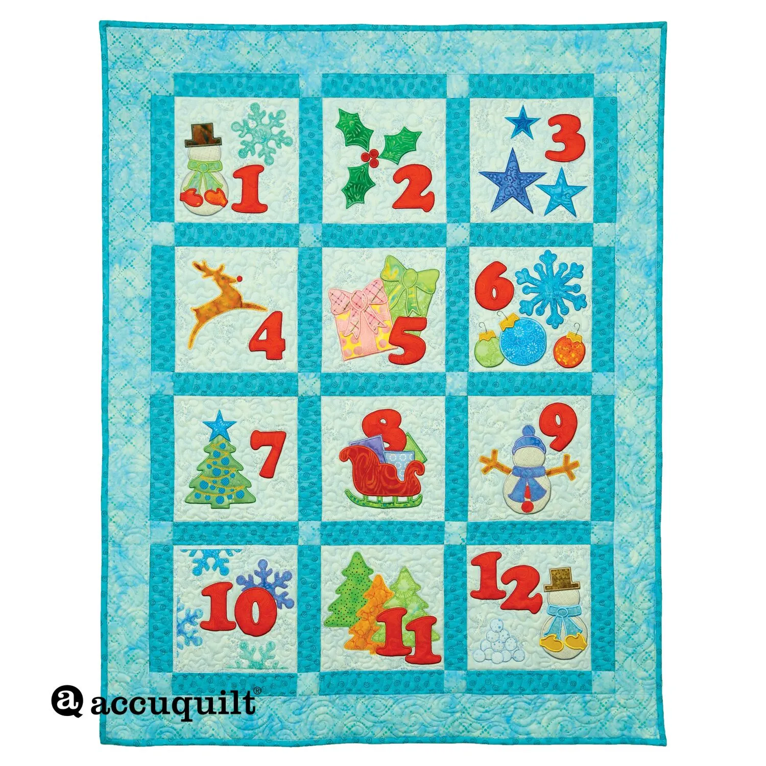 GO! 12 Days of Winter Bliss Wall Hanging Pattern