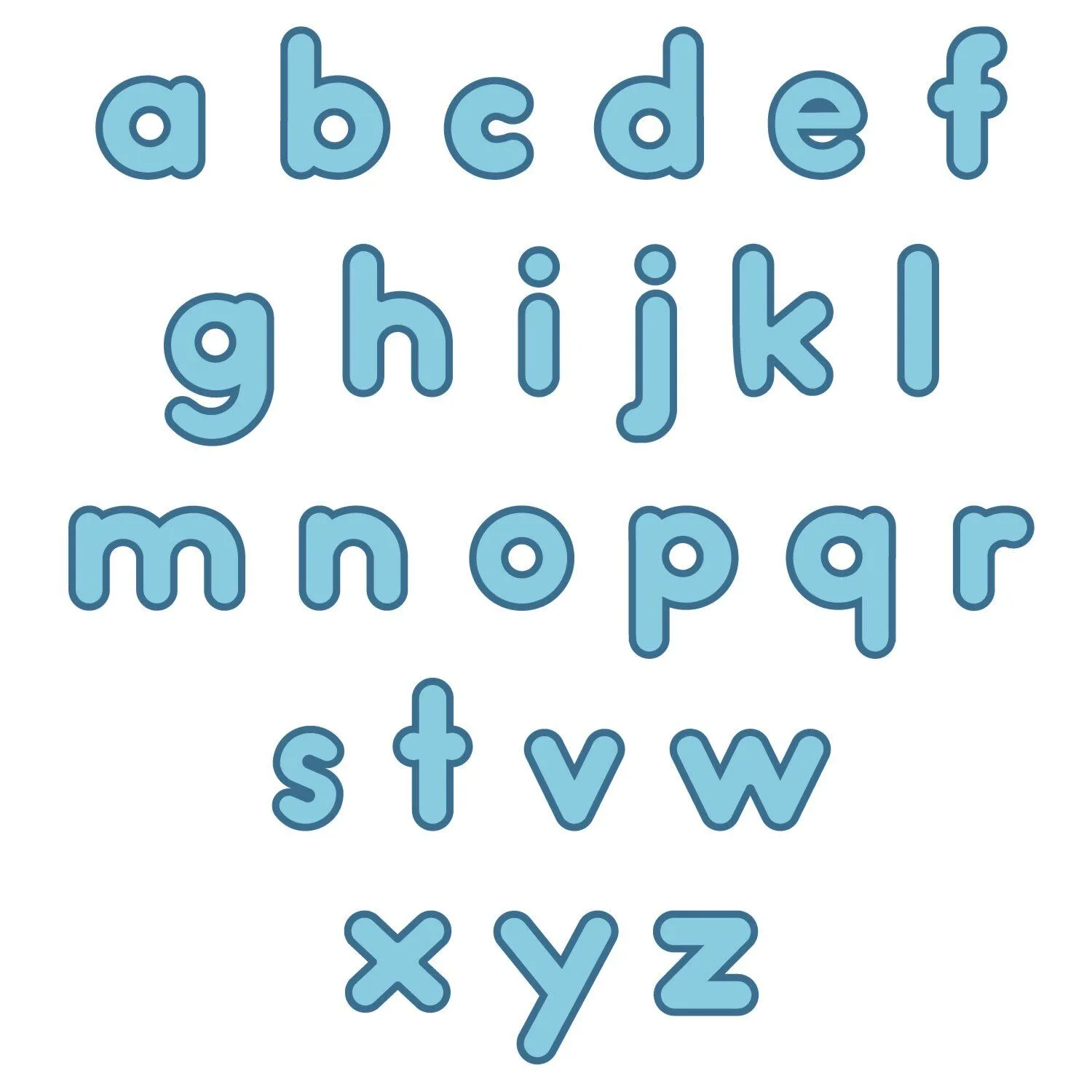Studio Marshmallow 2 Lowercase Alphabet
