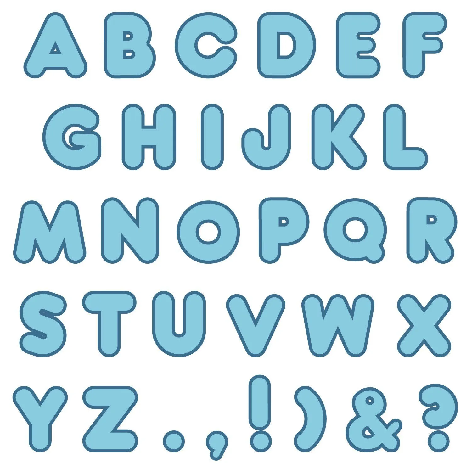 Studio Marshmallow 2 Uppercase Alphabet