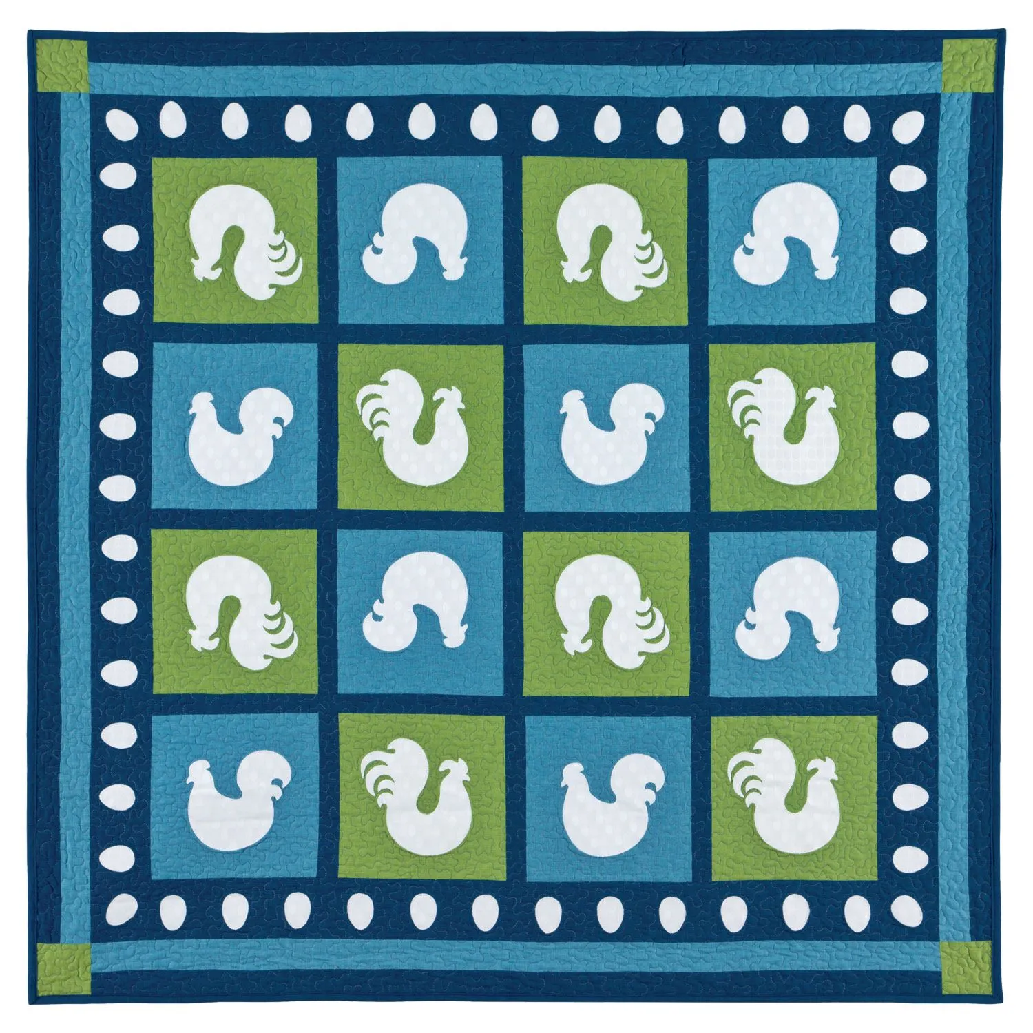 GO! Folk Art Fowl Quilt Pattern by Bill Kerr
