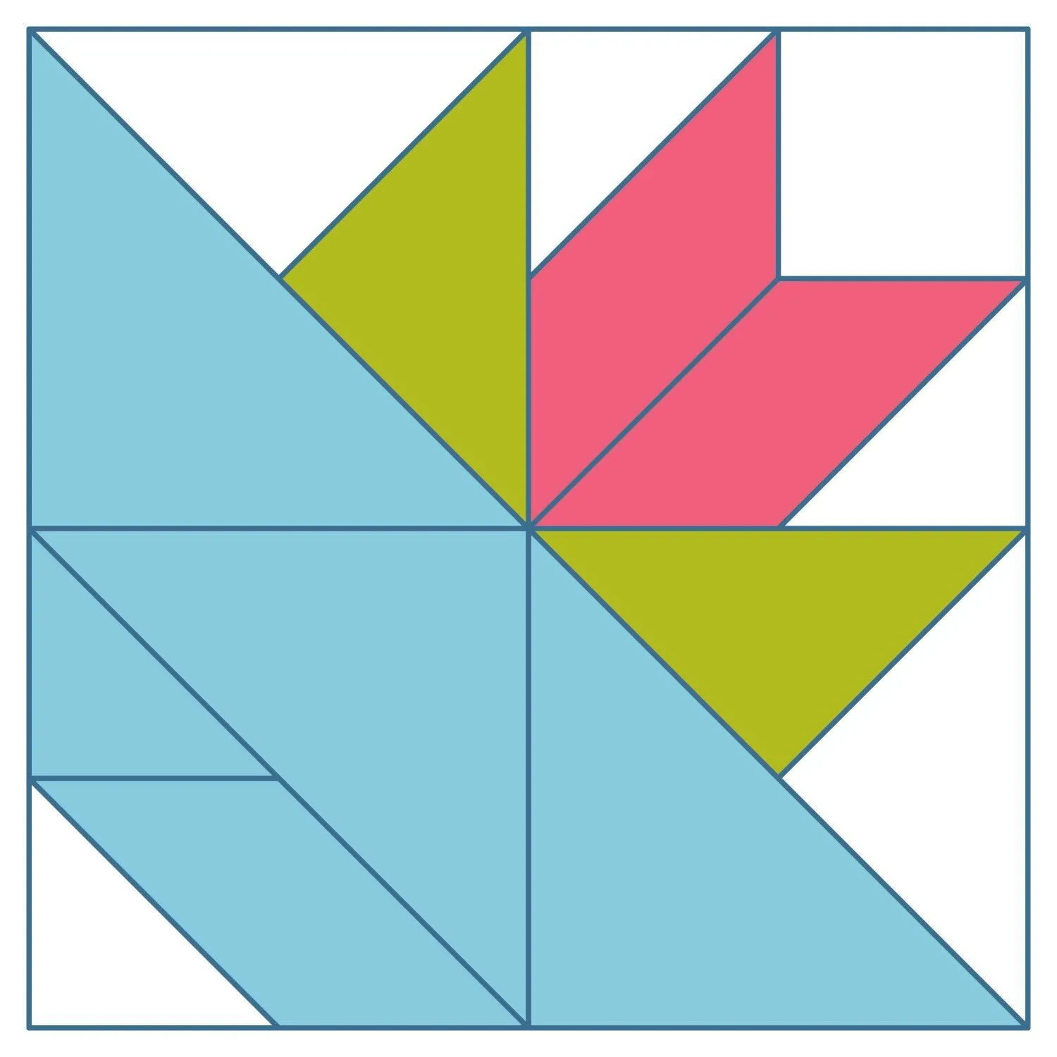 Block #3- Desert Rose Pattern