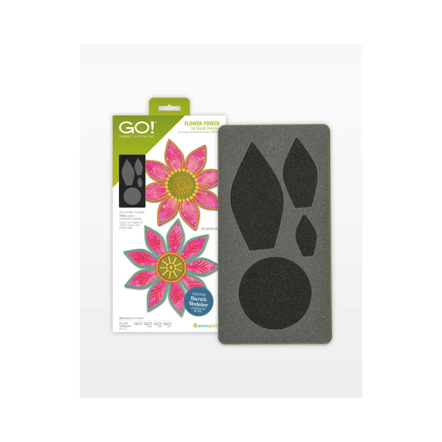 GO! Flower Power by Sarah Vedeler Die