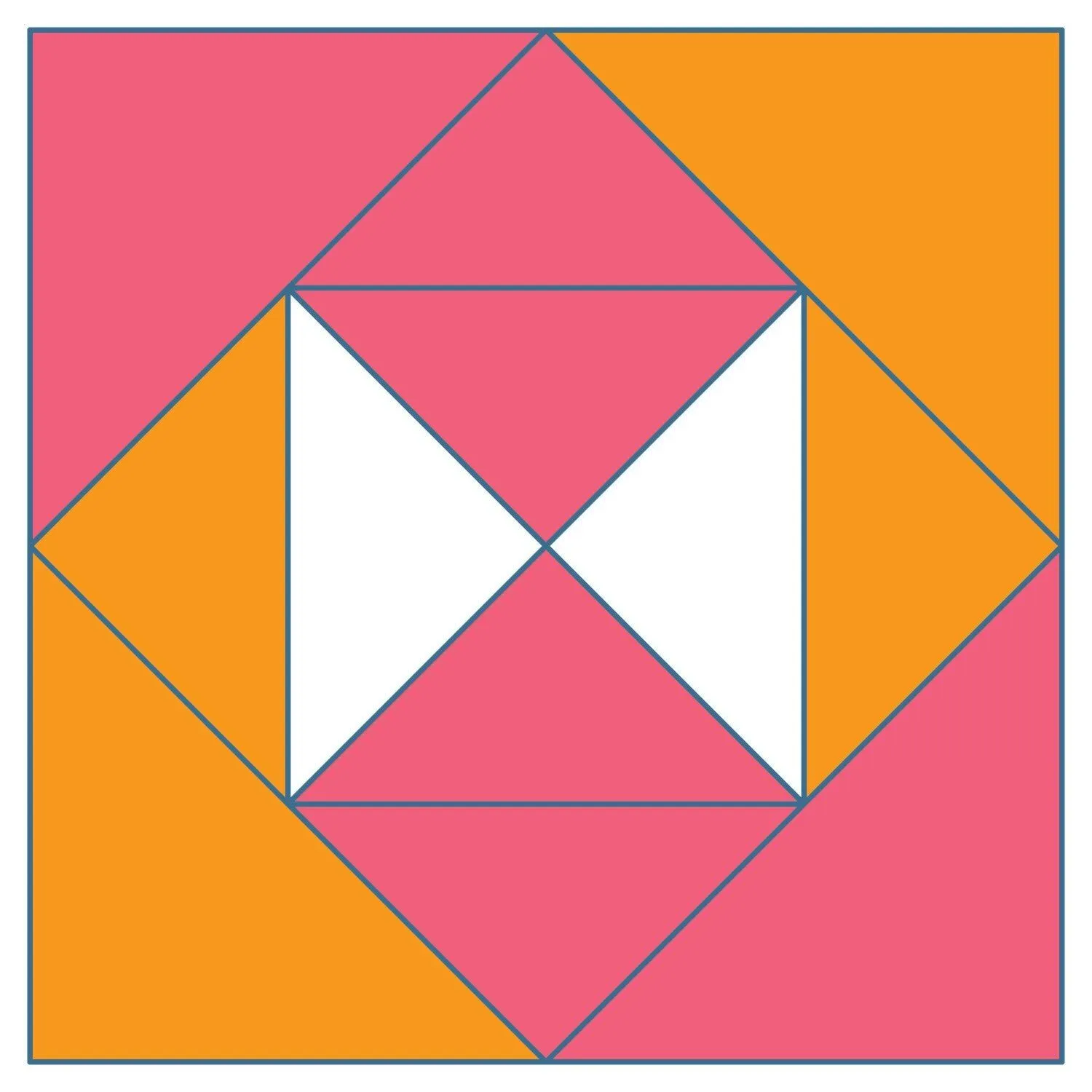 Block #10- Hourglass Pattern