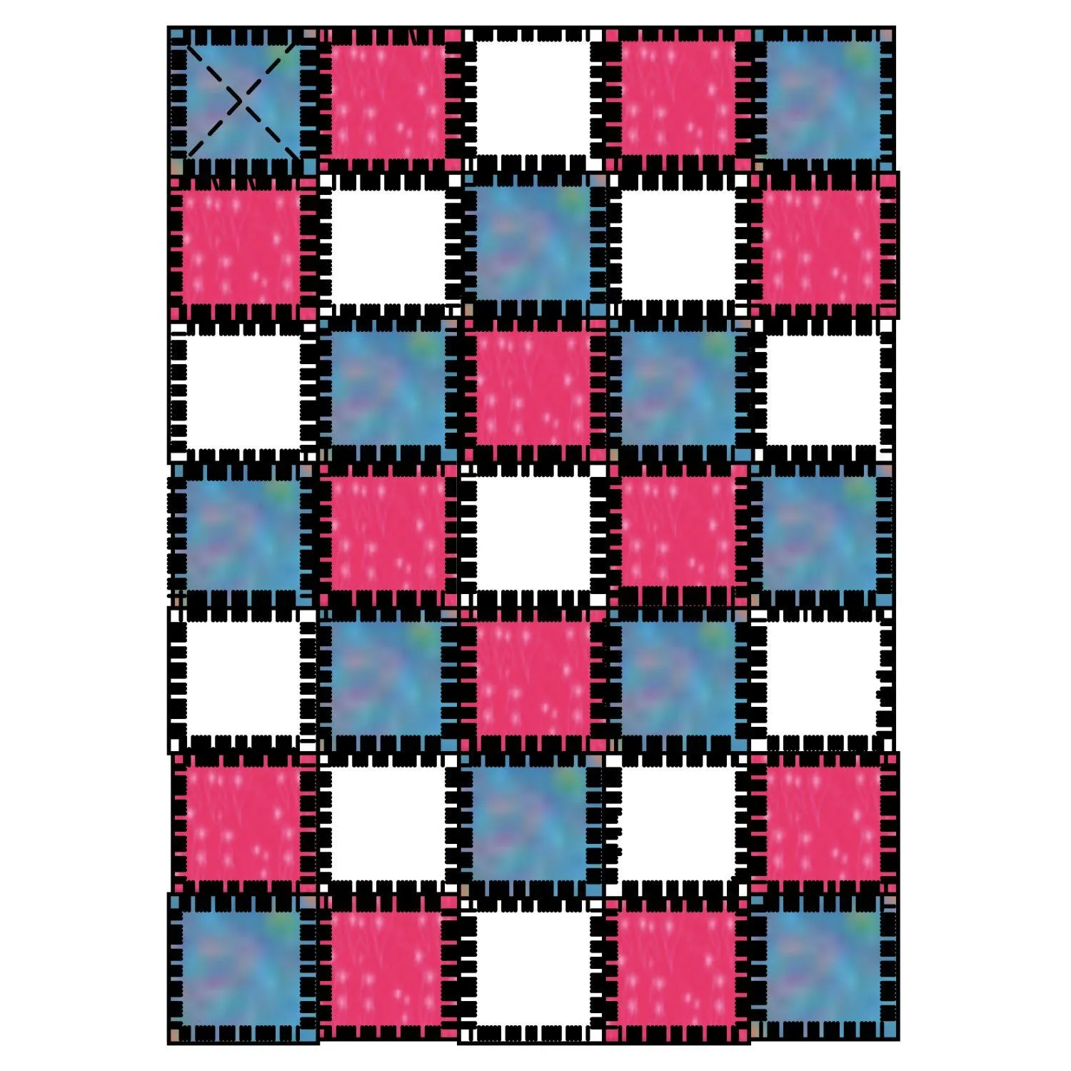Studio Rag Squares Lap Quilt Pattern
