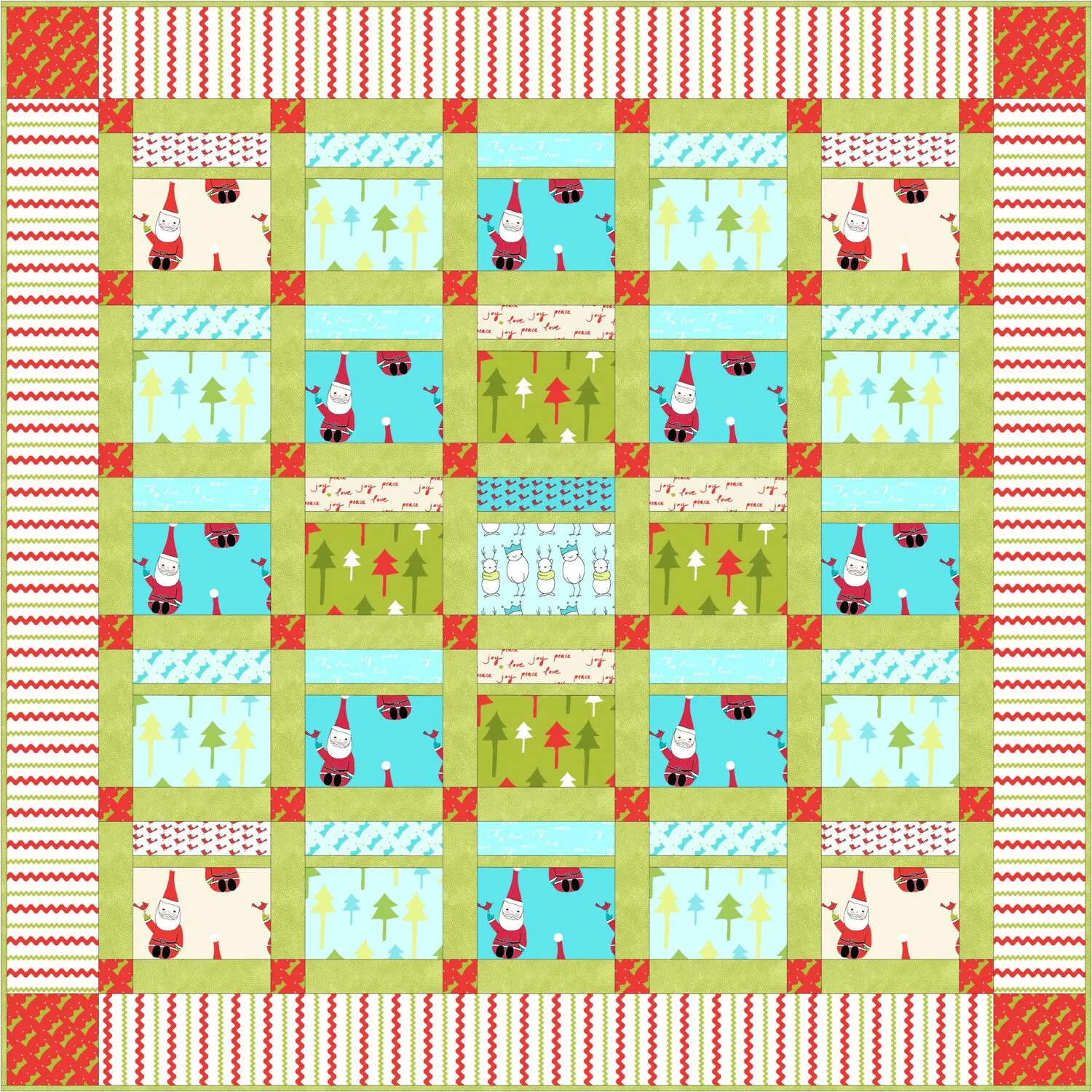 GO! Christmas Countdown- an Advent Pocket Quilt
