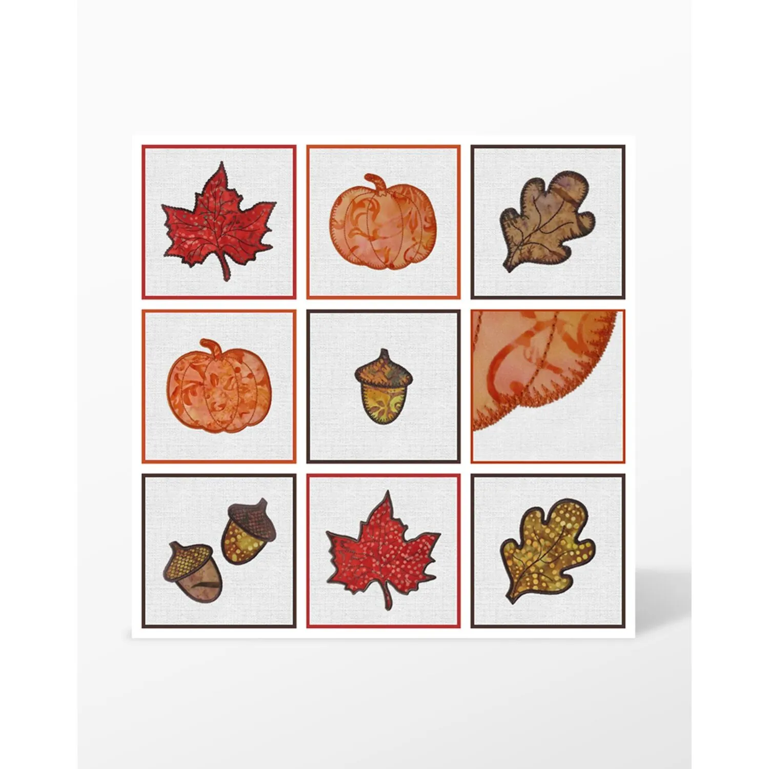 GO! Fall Medley Embroidery Designs by Marjorie Busby