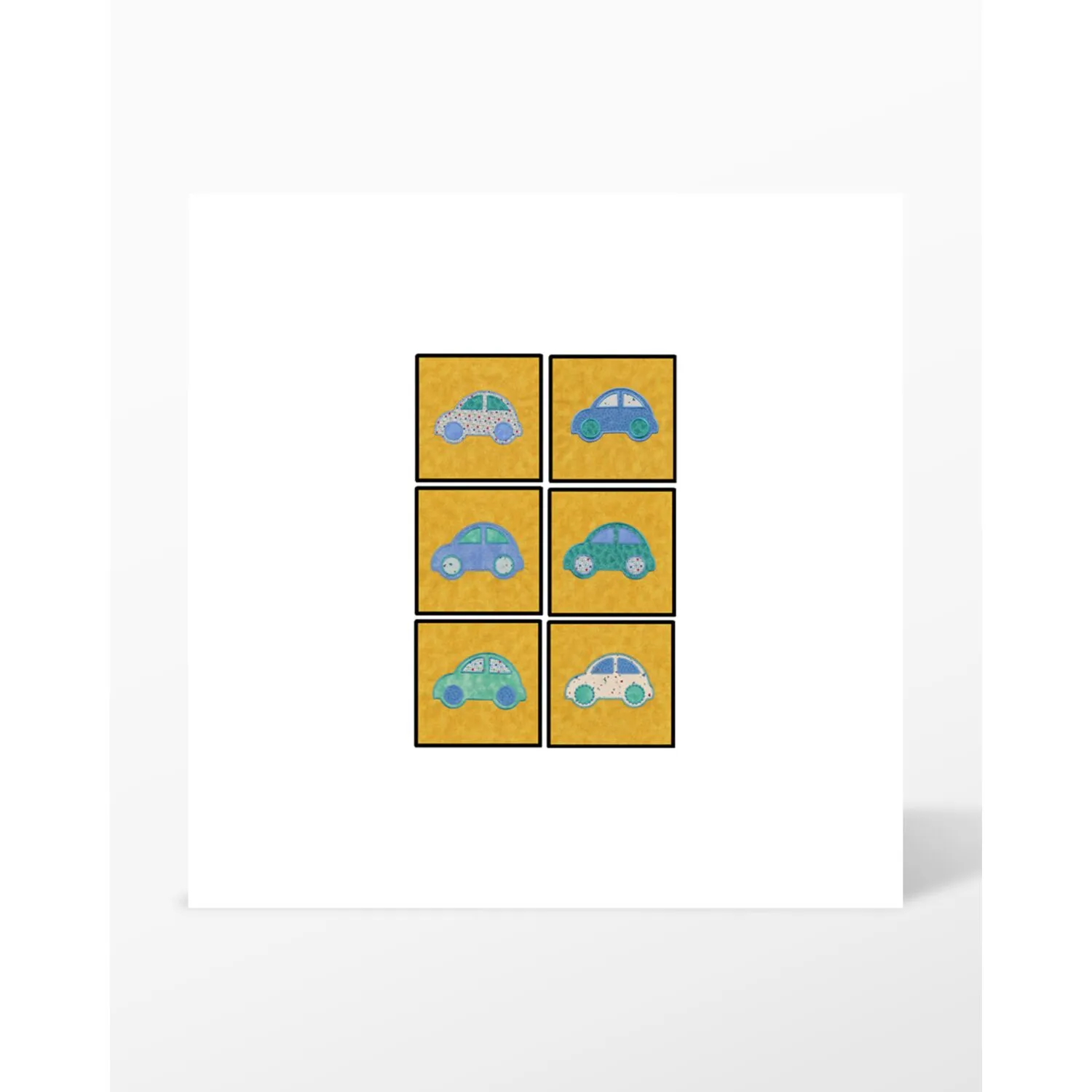 GO! Cute Car Embroidery Design by V-Stitch Designs