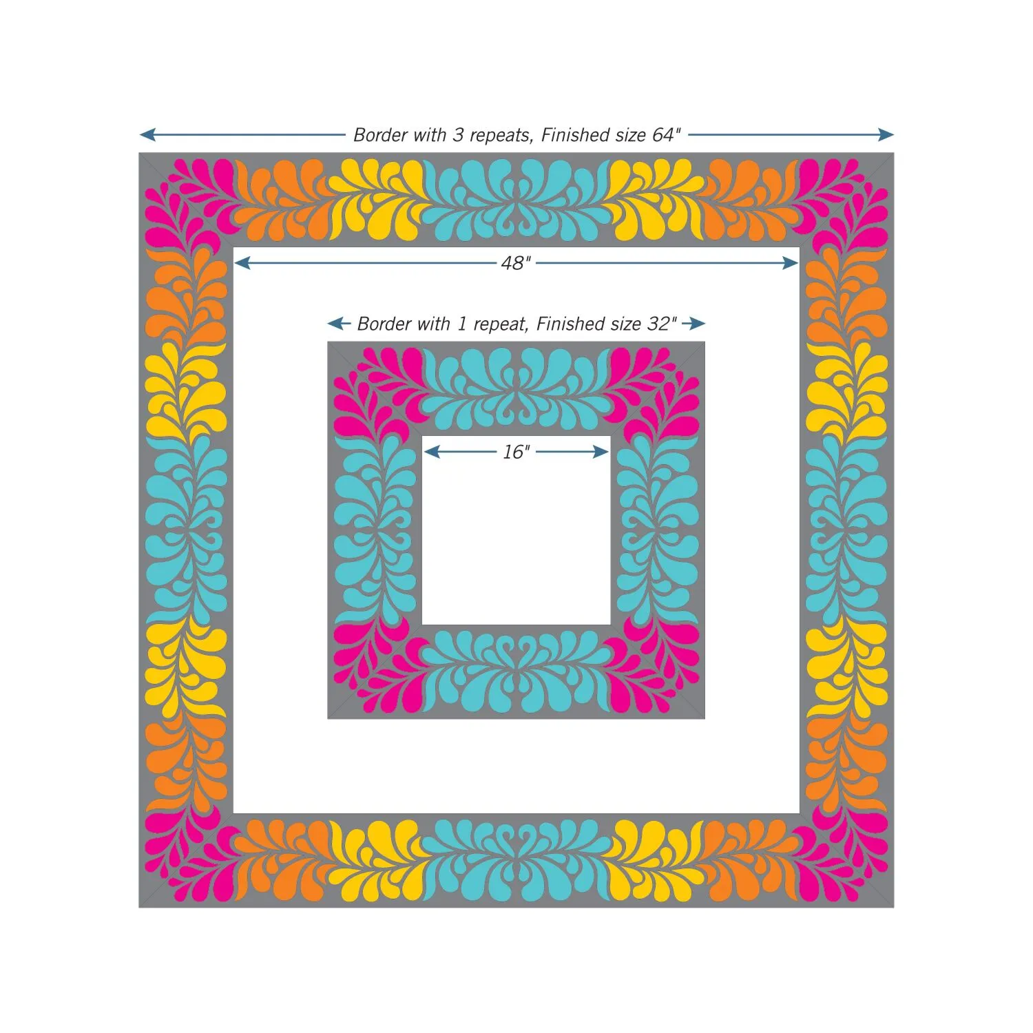 GO! Heather Feather Border Collection Border Ideas