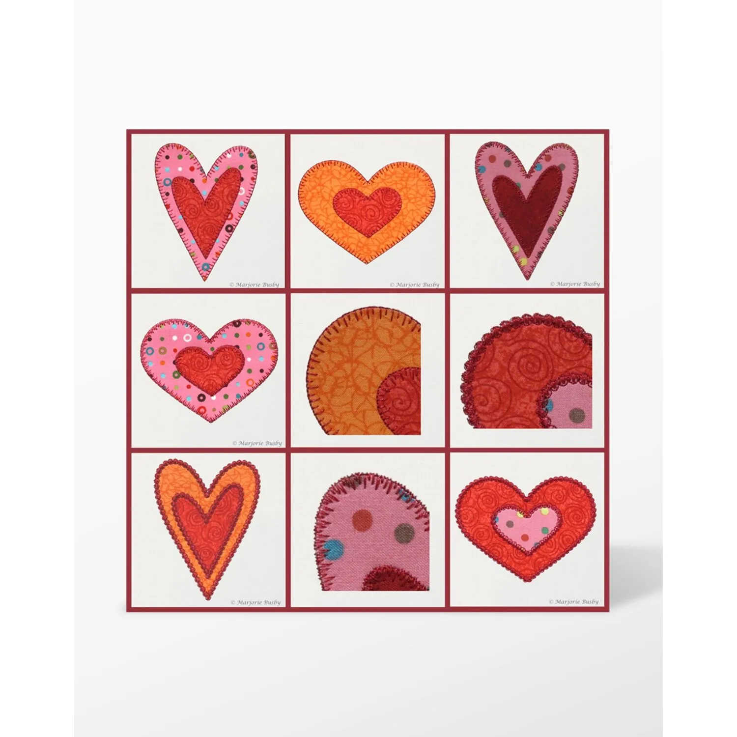 GO! Queen of Hearts Embroidery Designs by Marjorie Busby