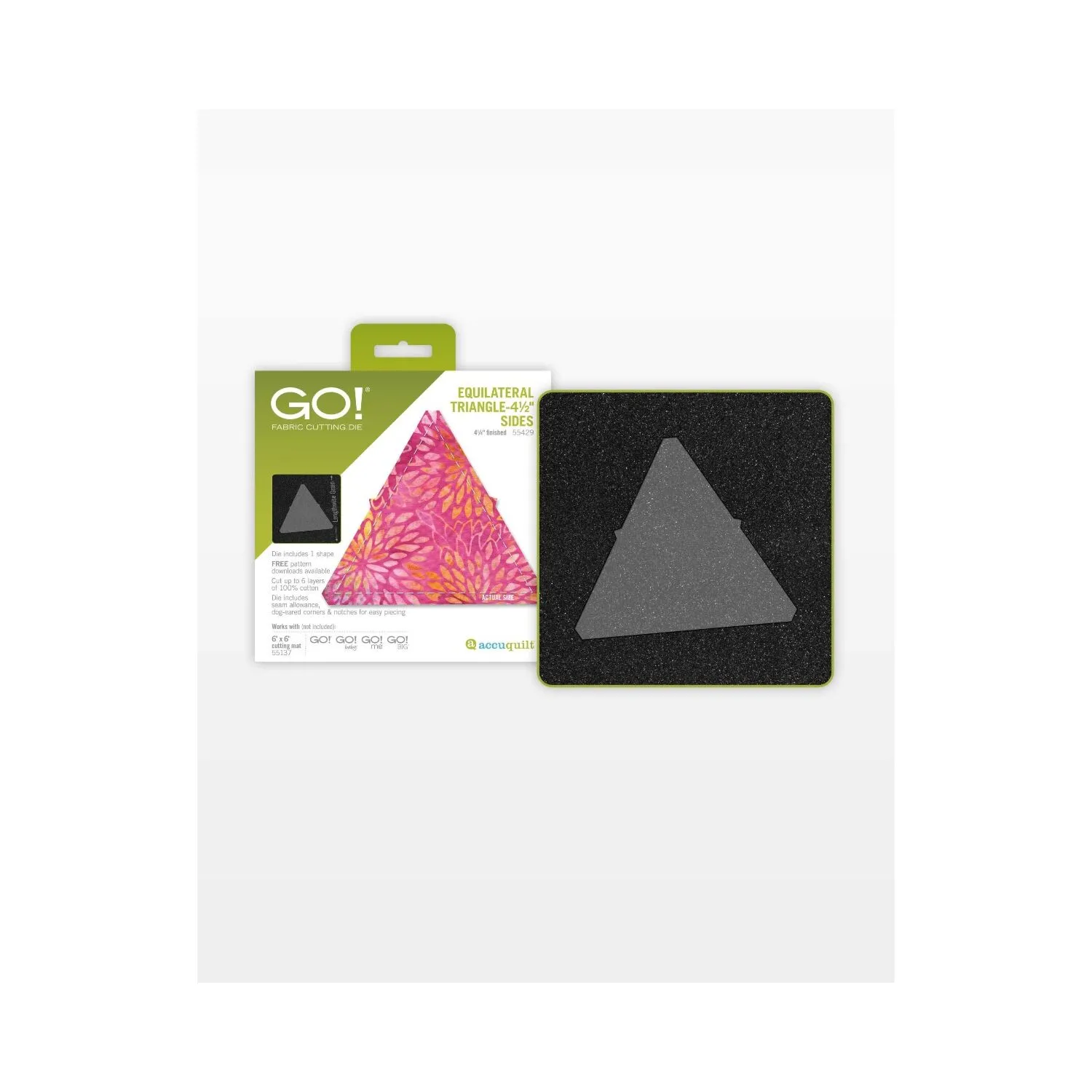 GO! Equilateral Triangle-4 1/2 Sides (4 1/4 Finished) Die